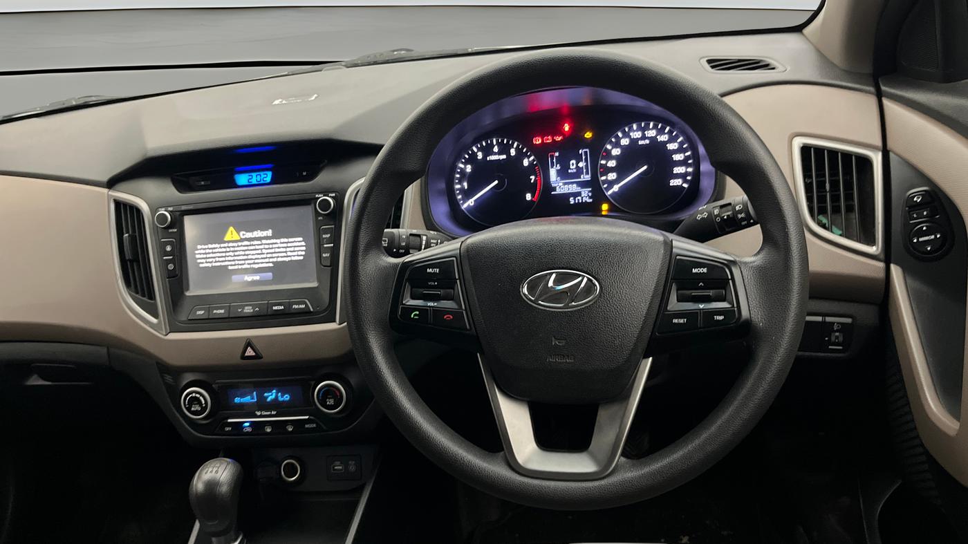 2016 Hyundai Creta SX PLUS 1.6 PETROL, Petrol, Manual, 51,696 km, Steering Wheel Close Up