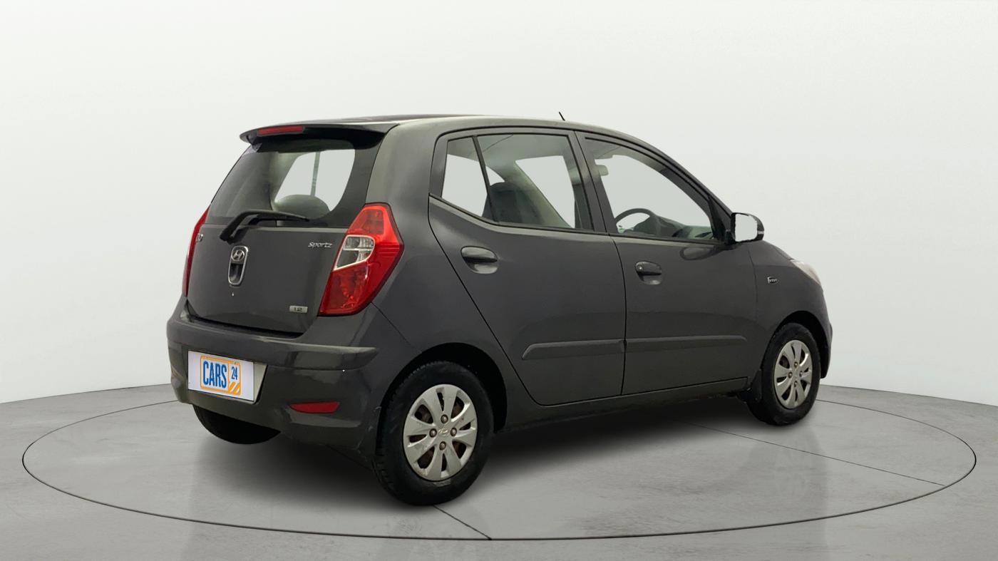 2013 Hyundai i10 SPORTZ 1.2, Petrol, Manual, 70,004 km, Right Back Diagonal