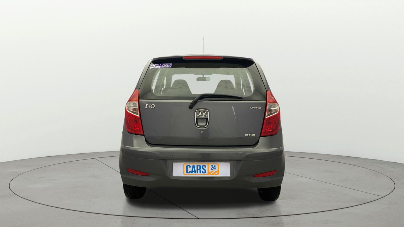 2013 Hyundai i10 SPORTZ 1.2, Petrol, Manual, 1,31,567 km, Back/Rear