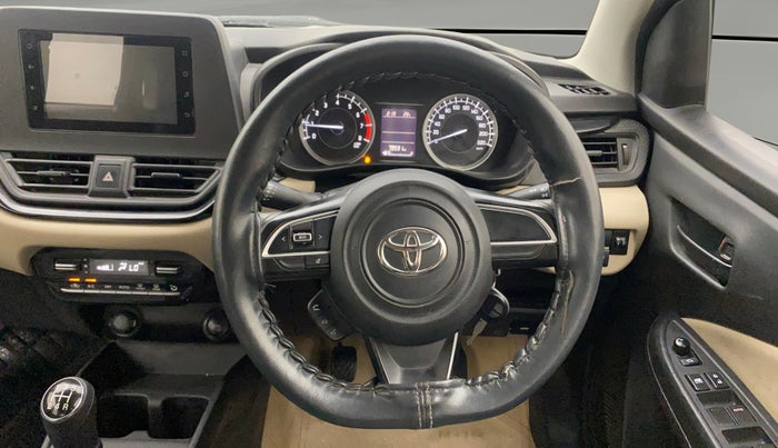 2023 Toyota Glanza S, Petrol, Manual, 79,583 km, Steering Wheel Close Up