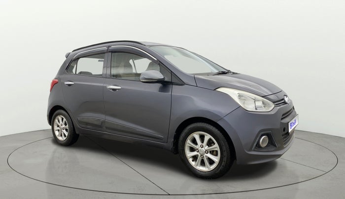 2015 Hyundai Grand i10 ASTA AT 1.2 KAPPA VTVT, Petrol, Automatic, 1,16,432 km, Right Front Diagonal
