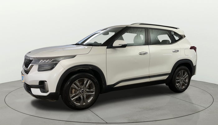 2020 KIA SELTOS HTX IVT 1.5 PETROL, Petrol, Automatic, 76,972 km, Left Front Diagonal