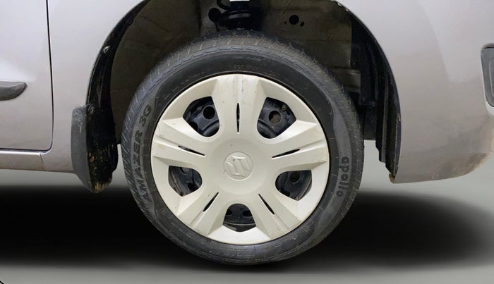 2014 Maruti Wagon R 1.0 VXI, Petrol, Manual, 19,205 km, Right Front Wheel