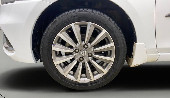 2021 Maruti Ciaz ALPHA  AT 1.5 SHVS PETROL, Petrol, Automatic, 80,048 km, Left Front Wheel