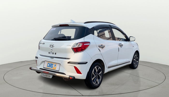 2022 Hyundai GRAND I10 NIOS ASTA AMT 1.2 KAPPA VTVT, Petrol, Automatic, 6,976 km, Right Back Diagonal