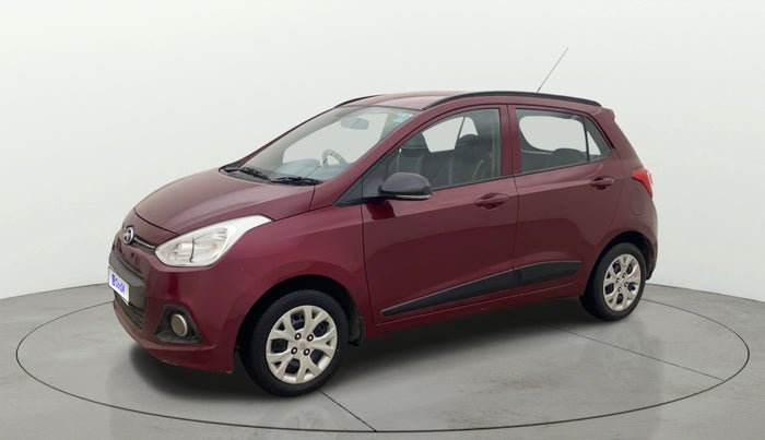 2015 Hyundai Grand i10 SPORTZ 1.2 KAPPA VTVT, Petrol, Manual, 81,574 km, Left Front Diagonal