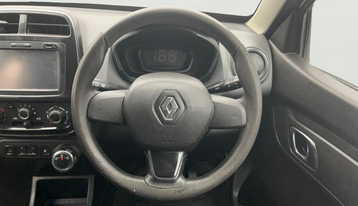 2018 Renault Kwid RXT 1.0 AMT (O), Petrol, Automatic, 24,947 km, Steering Wheel Close Up