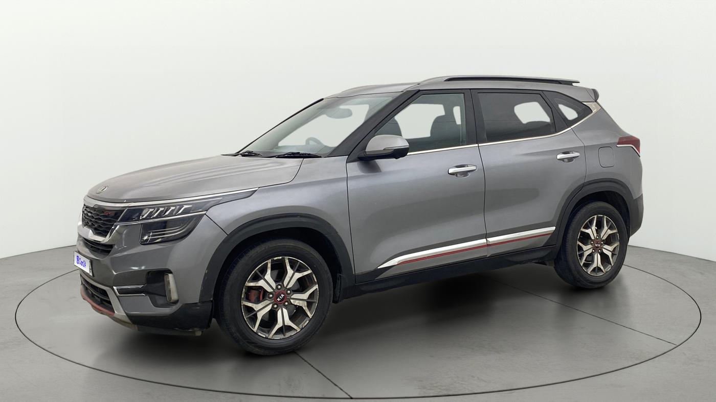 2020 KIA SELTOS GTX PLUS AT 1.5 DIESEL, Diesel, Automatic, 63,738 km, Left Front Diagonal