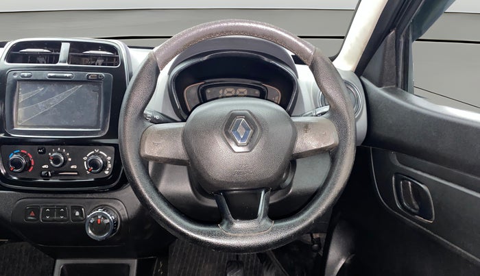 2017 Renault Kwid RXT 1.0 AMT (O), Petrol, Automatic, 81,389 km, Steering Wheel Close Up