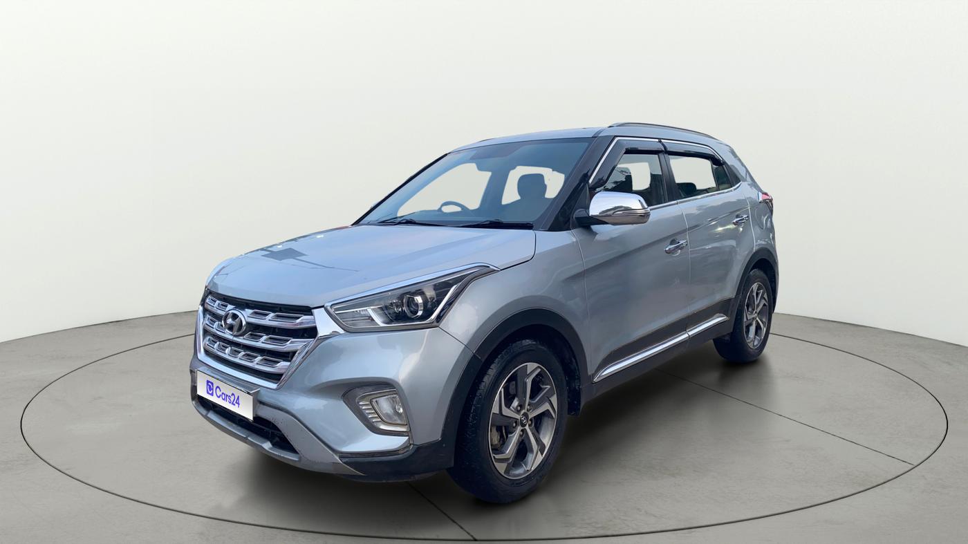 2019 Hyundai Creta SX AT 1.6 PETROL, Petrol, Automatic, 79,705 km, Left Front Diagonal