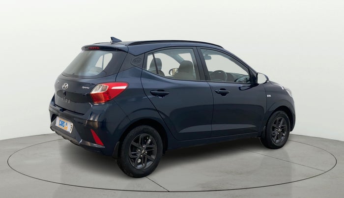 2021 Hyundai GRAND I10 NIOS SPORTZ AMT 1.2 KAPPA VTVT, Petrol, Automatic, 27,111 km, Right Back Diagonal