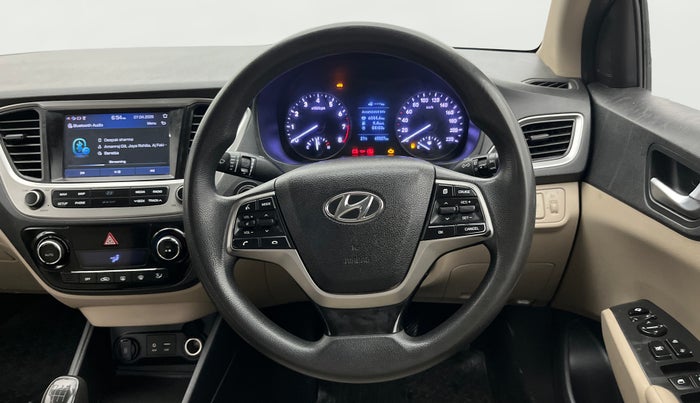 2019 Hyundai Verna 1.6 VTVT SX, Petrol, Manual, 65,450 km, Steering Wheel Close Up