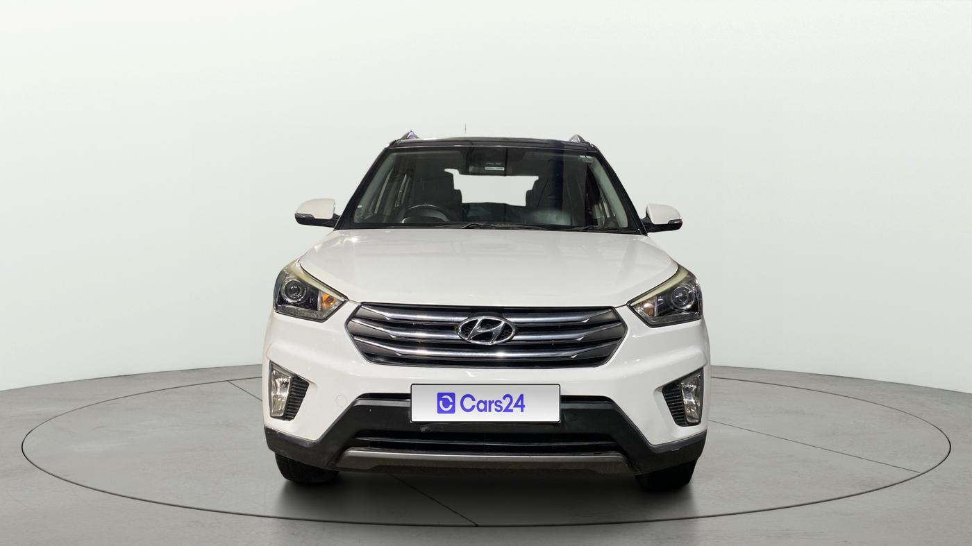 2017 Hyundai Creta SX PLUS 1.6 PETROL DUAL TONE, Petrol, Manual, 99,506 km, Front