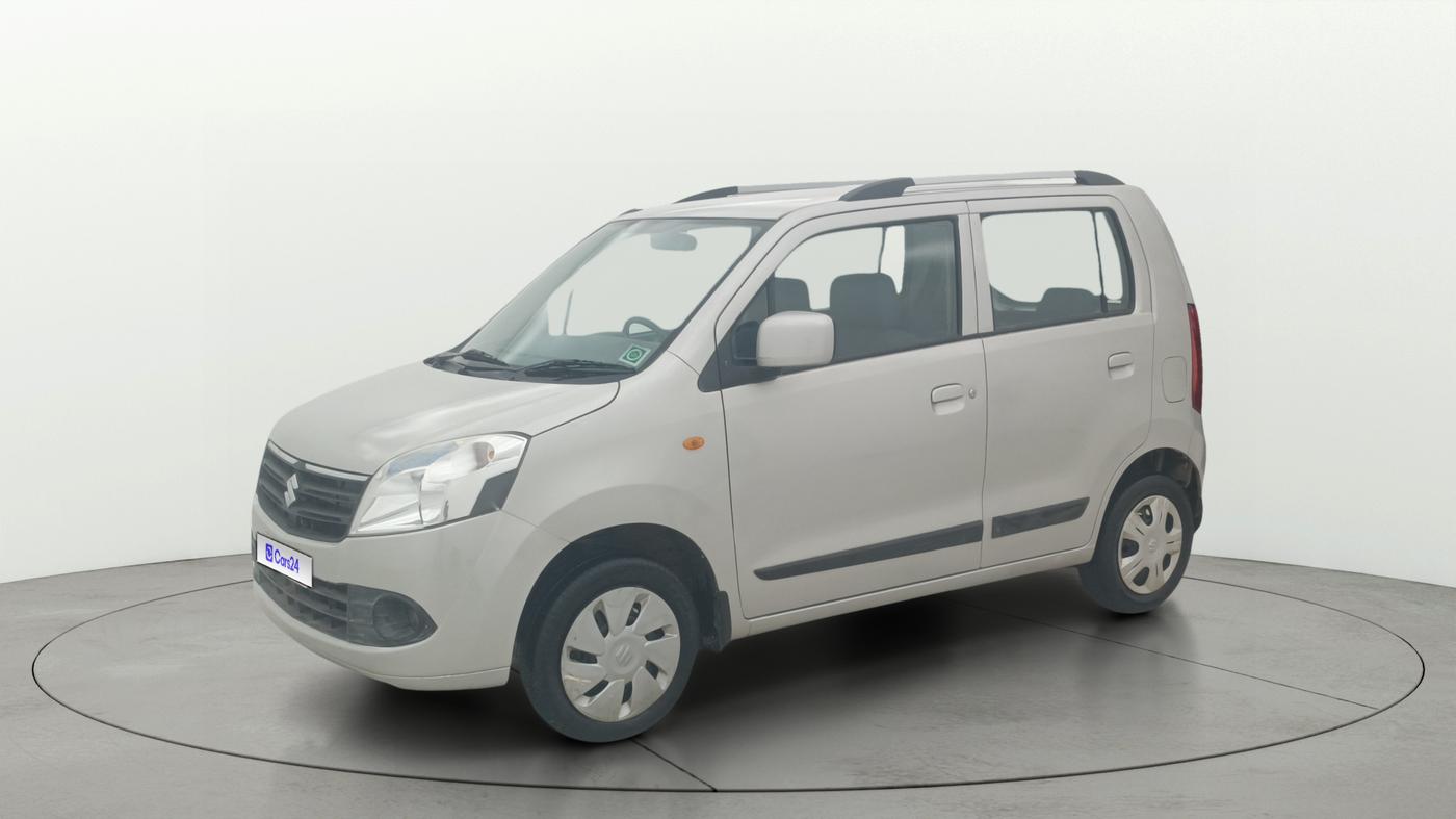 2012 Maruti Wagon R 1.0 VXI, Petrol, Manual, 33,009 km, Left Front Diagonal