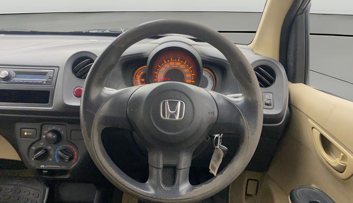 2014 Honda Brio E MT, Petrol, Manual, 53,016 km, Steering Wheel Close Up