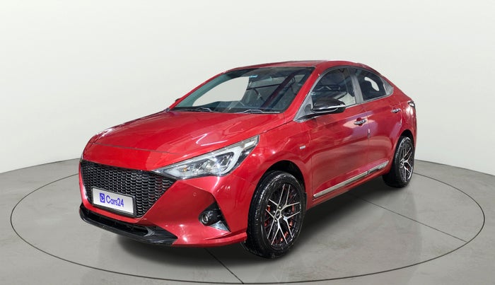 2020 Hyundai Verna SX (O) 1.0 TURBO DCT, Petrol, Automatic, 37,378 km, Left Front Diagonal