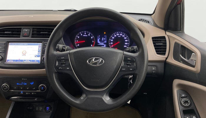 2018 Hyundai Elite i20 ASTA 1.2, Petrol, Manual, 1,15,411 km, Steering Wheel Close Up