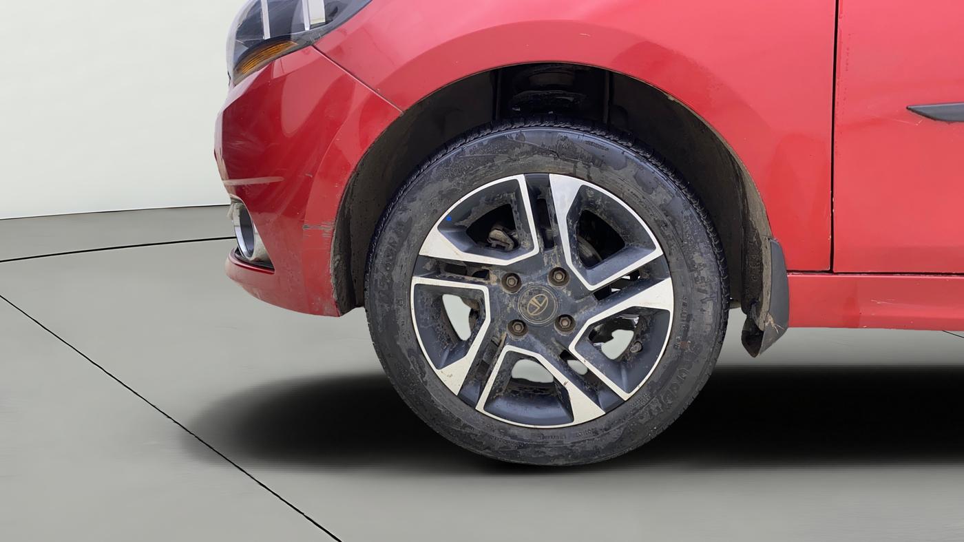 2018 Tata TIGOR XZ PLUS PETROL, CNG, Manual, 51,196 km, Left Front Wheel