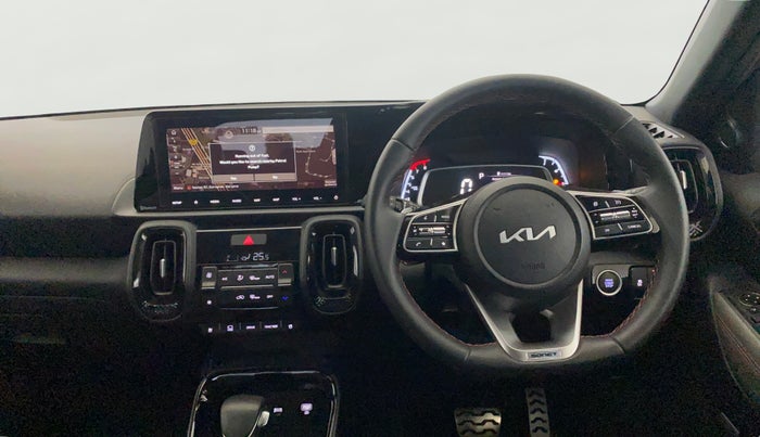 2023 KIA SONET X LINE 1.0 DCT, Petrol, Automatic, 9,927 km, Steering Wheel Close Up