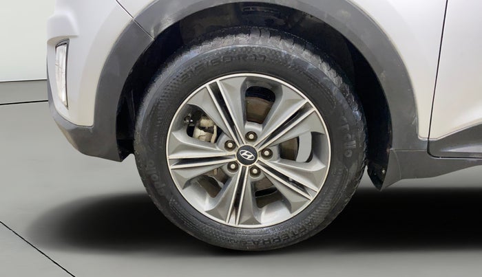 2016 Hyundai Creta SX PLUS AT 1.6 PETROL, Petrol, Automatic, 75,908 km, Left Front Wheel