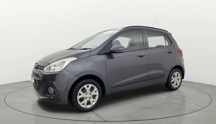 2016 Hyundai Grand i10 SPORTZ 1.2 KAPPA VTVT, Petrol, Manual, 22,280 km, Left Front Diagonal