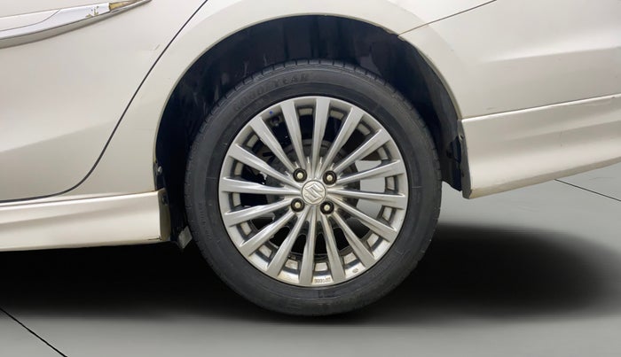 2015 Maruti Ciaz ZXI+ RS, Petrol, Manual, 78,140 km, Left Rear Wheel