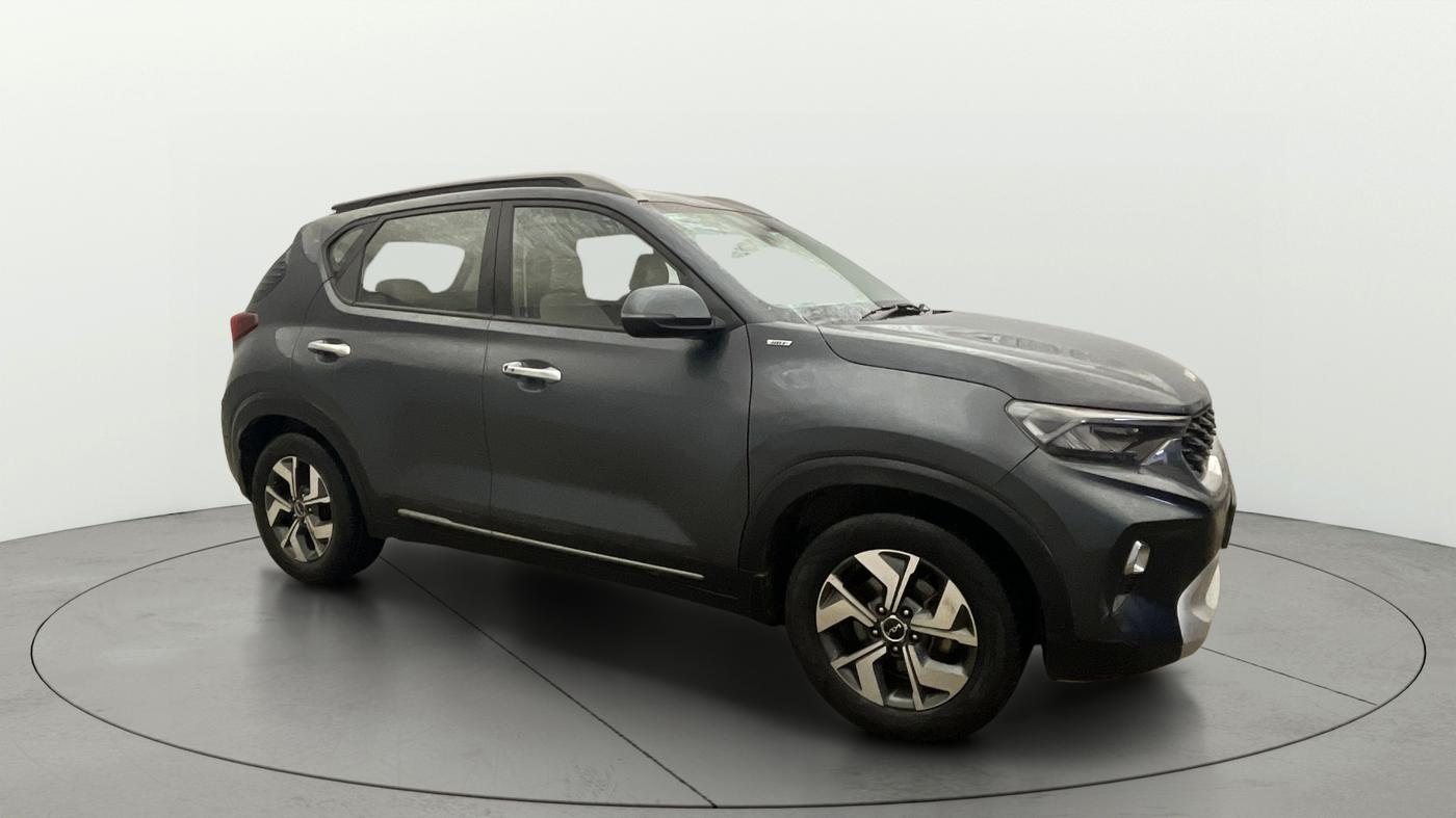 2021 KIA SONET HTX 1.0 IMT, Petrol, Manual, 87,148 km, Right Front Diagonal