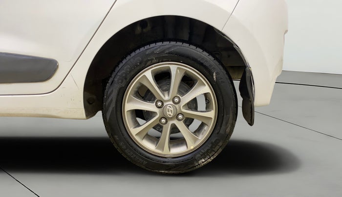 2014 Hyundai Grand i10 ASTA (O) 1.2 KAPPA VTVT, Petrol, Manual, 37,470 km, Left Rear Wheel