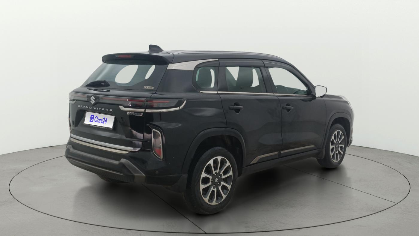 2023 Maruti Grand Vitara ALPHA PLUS HYBRID ECVT, Hybrid, Automatic, 1,07,462 km, Right Back Diagonal