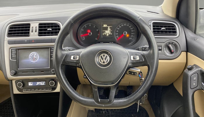 2017 Volkswagen Ameo HIGHLINE1.2L PLUS 16 ALLOY, Petrol, Manual, 70,031 km, Steering Wheel Close Up