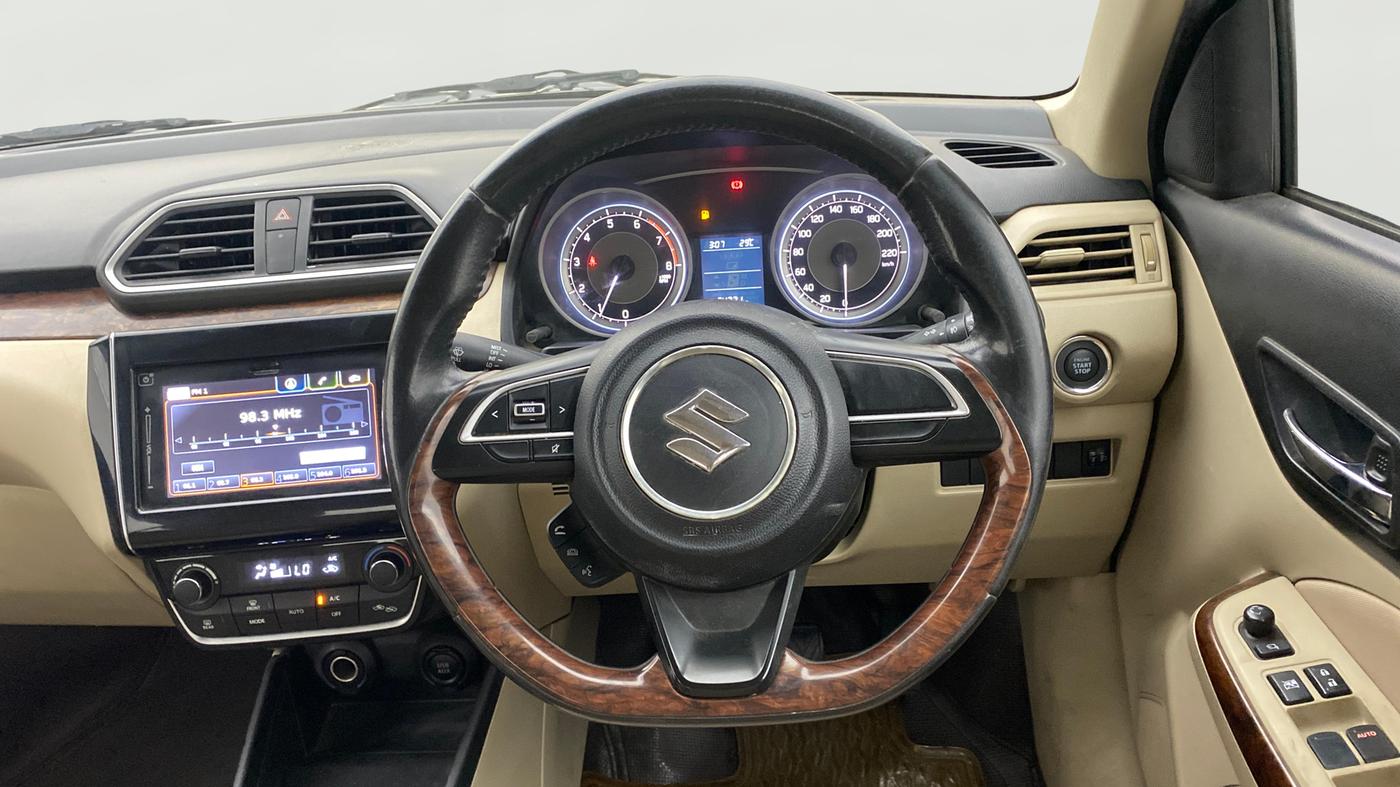 2019 Maruti Dzire ZXI PLUS, Petrol, Manual, 74,220 km, Steering Wheel Close Up