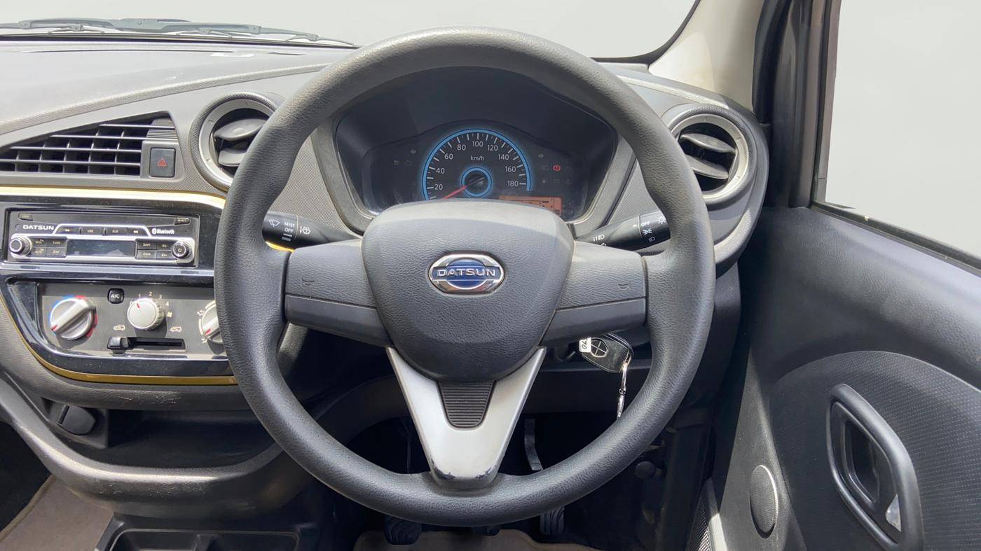 2017 Datsun Redi Go T(O) 1.0, Petrol, Manual, 49,805 km, Steering Wheel Close Up