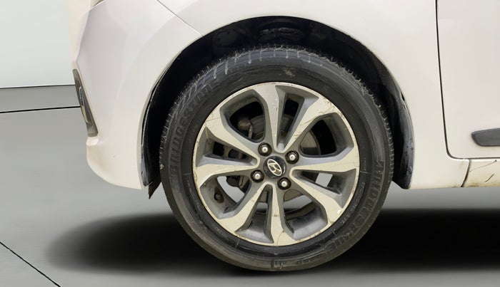 2015 Hyundai Xcent SX 1.2 (O), CNG, Manual, 1,15,519 km, Left Front Wheel