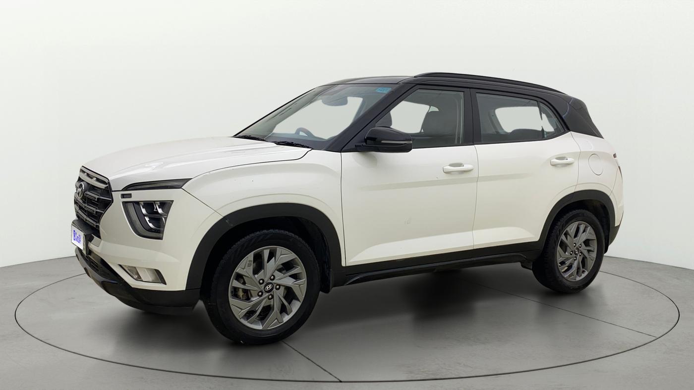 2021 Hyundai Creta SX (O) 1.4 TURBO DCT, Petrol, Automatic, 95,470 km, Left Front Diagonal