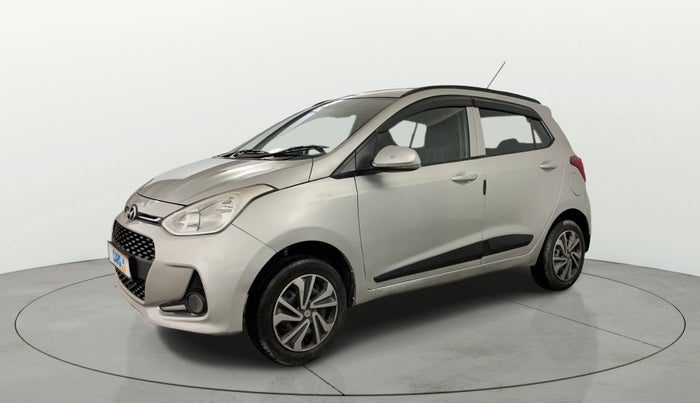 2017 Hyundai Grand i10 SPORTZ (O) 1.2 KAPPA VTVT, Petrol, Manual, 82,076 km, Left Front Diagonal