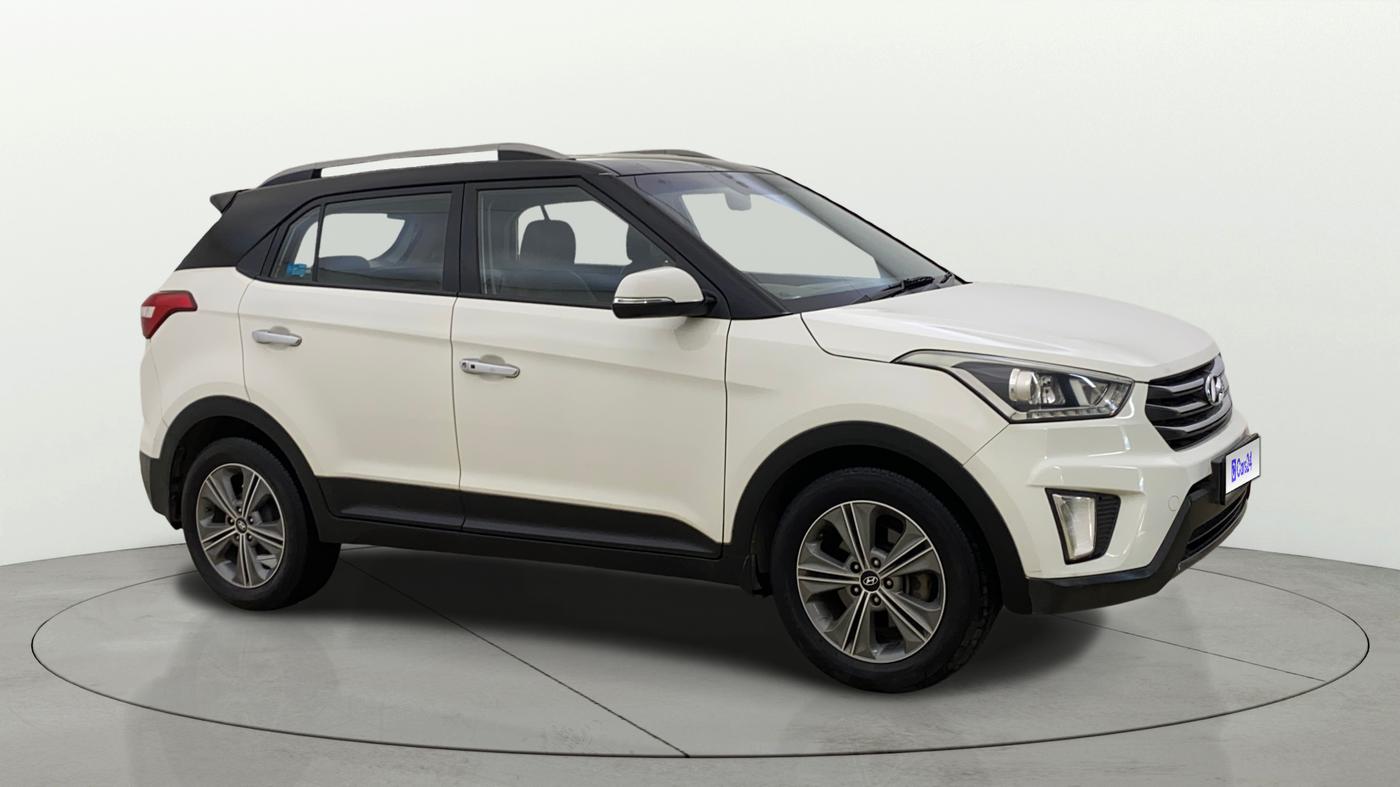 2018 Hyundai Creta SX PLUS AT 1.6 PETROL, Petrol, Automatic, 50,016 km, Right Front Diagonal