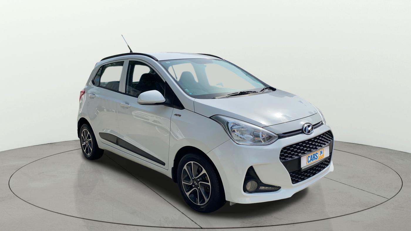 2019 Hyundai Grand i10 SPORTZ AT 1.2 KAPPA VTVT, Petrol, Automatic, 32,576 km, Right Front Diagonal