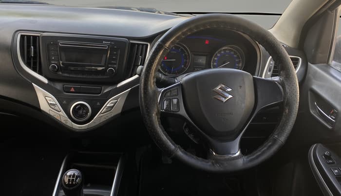2016 Maruti Baleno DELTA PETROL 1.2, Petrol, Manual, 52,301 km, Steering Wheel Close Up