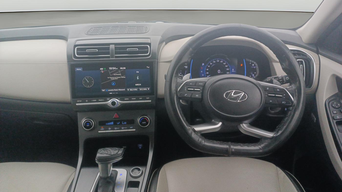 2021 Hyundai Creta SX (O) IVT 1.5 PETROL, Petrol, Automatic, 68,510 km, Steering Wheel Close Up