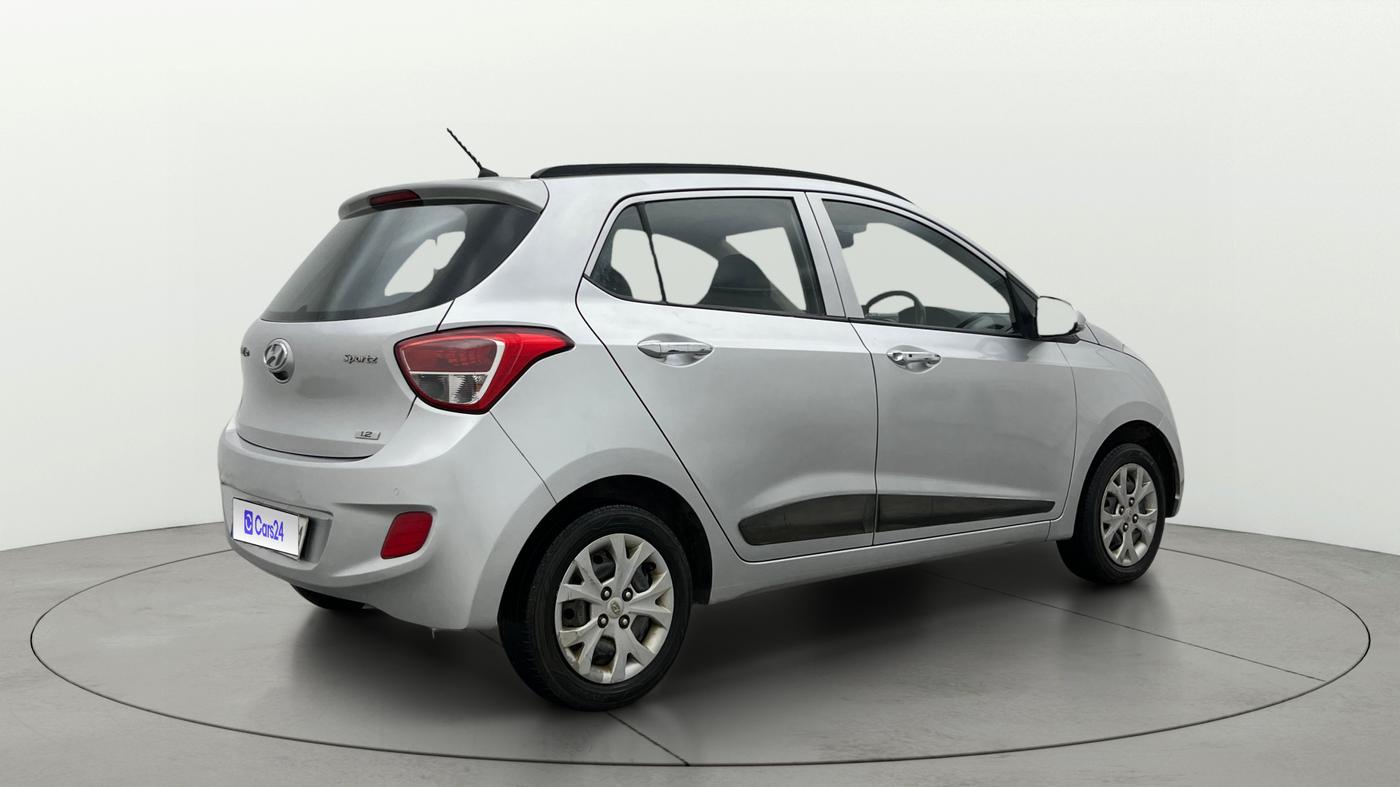 2013 Hyundai Grand i10 SPORTZ 1.2 KAPPA VTVT, Petrol, Manual, 81,946 km, Right Back Diagonal