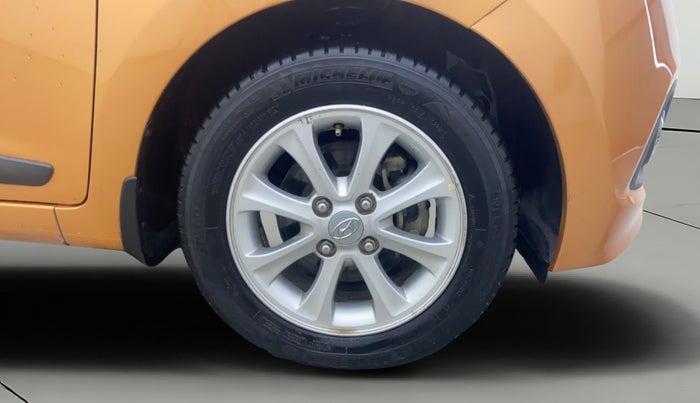 2014 Hyundai Grand i10 ASTA AT 1.2 KAPPA VTVT, Petrol, Automatic, 48,032 km, Right Front Wheel