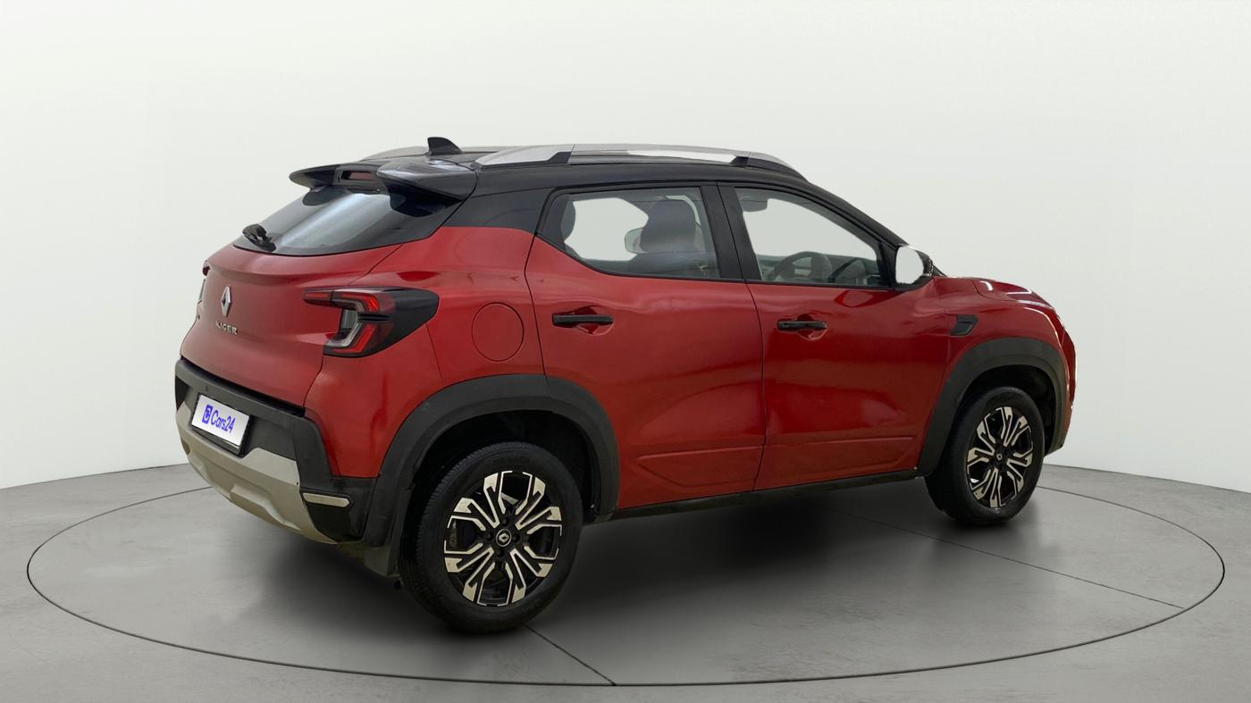 2022 Renault Kiger RXT (O) AMT DUAL TONE, Petrol, Automatic, 44,713 km, Right Back Diagonal