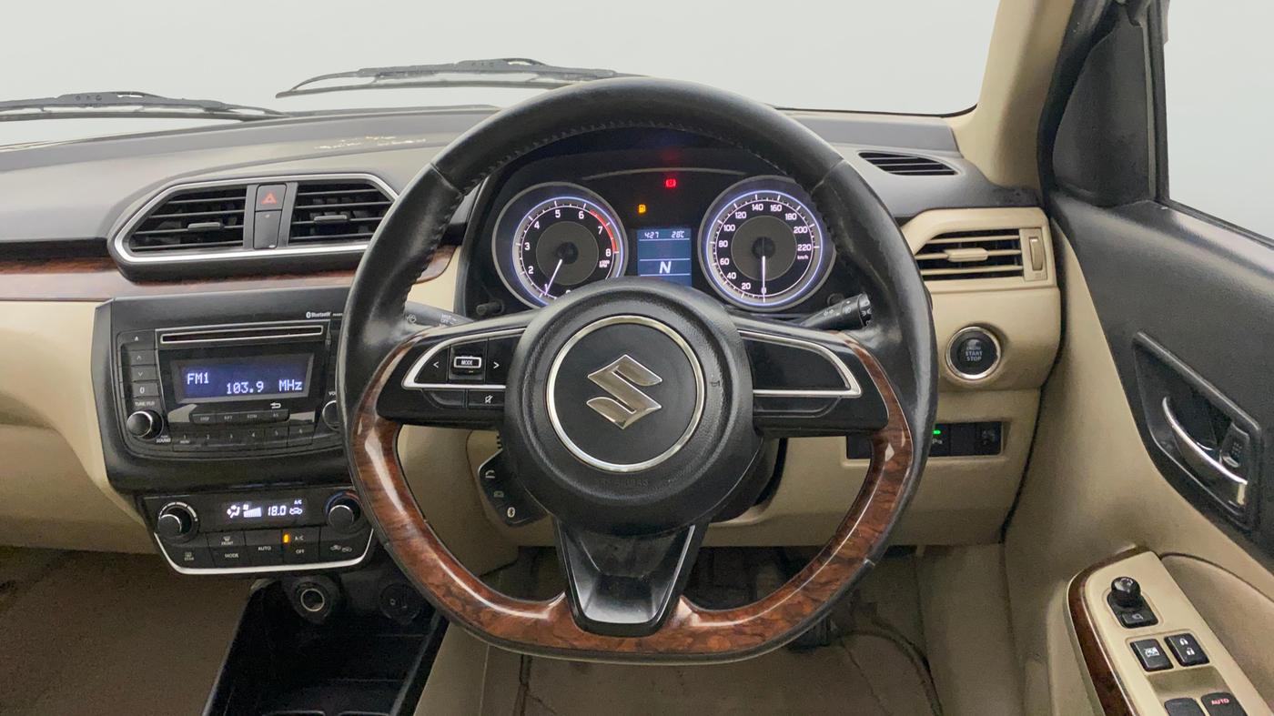 2019 Maruti Dzire ZXI AMT, Petrol, Automatic, 97,583 km, Steering Wheel Close Up