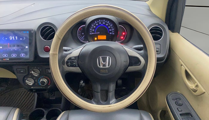 2015 Honda Amaze 1.2L I-VTEC SX, Petrol, Manual, 1,43,226 km, Steering Wheel Close Up