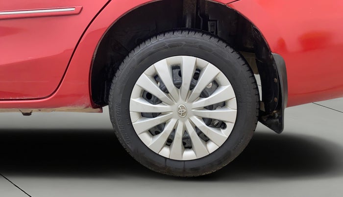 2013 Toyota Etios G, Petrol, Manual, 77,351 km, Left Rear Wheel