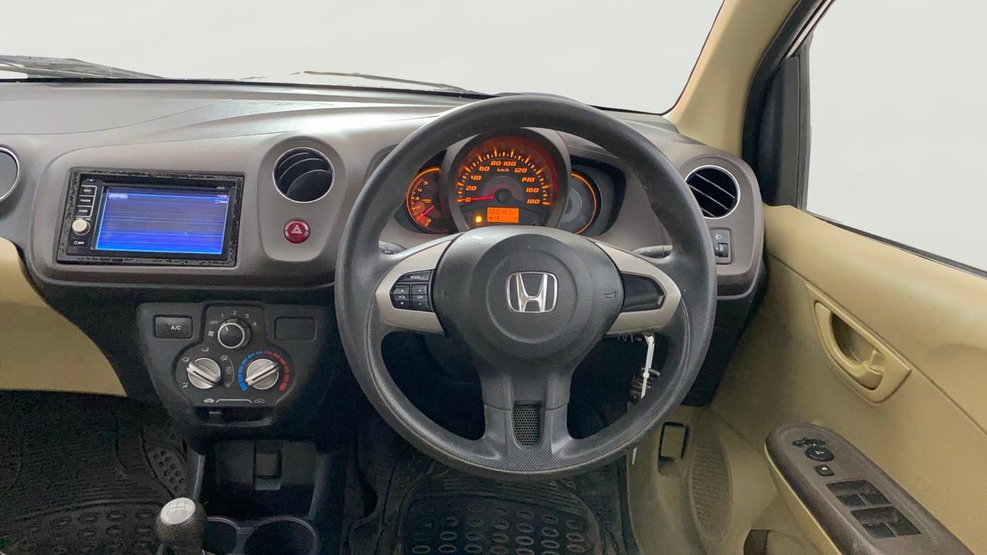 2013 Honda Amaze 1.5L I-DTEC S, Diesel, Manual, 60,206 km, Steering Wheel Close Up