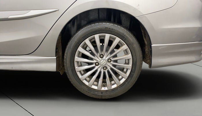 2017 Maruti Ciaz S 1.4 MT PETROL, Petrol, Manual, 71,051 km, Left Rear Wheel