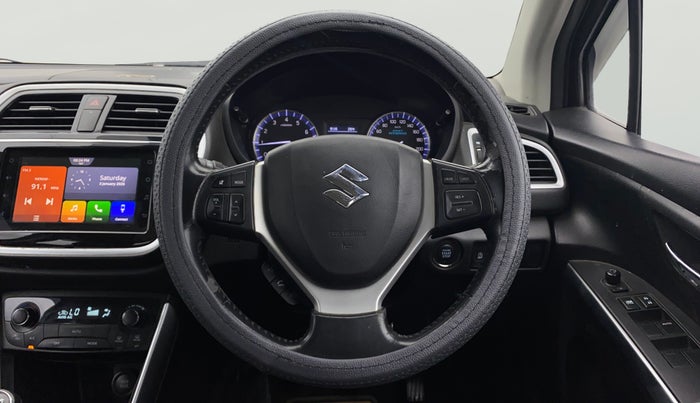 2021 Maruti S Cross ALPHA 1.5, Petrol, Manual, 90,927 km, Steering Wheel Close Up