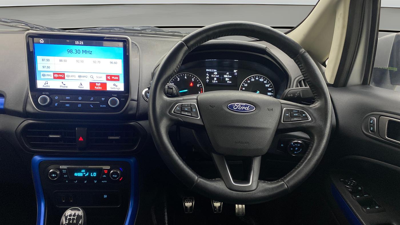 2019 Ford Ecosport TITANIUM 1.5L SIGNATURE EDITION (SUNROOF) PETROL, Petrol, Manual, 99,430 km, Steering Wheel Close Up