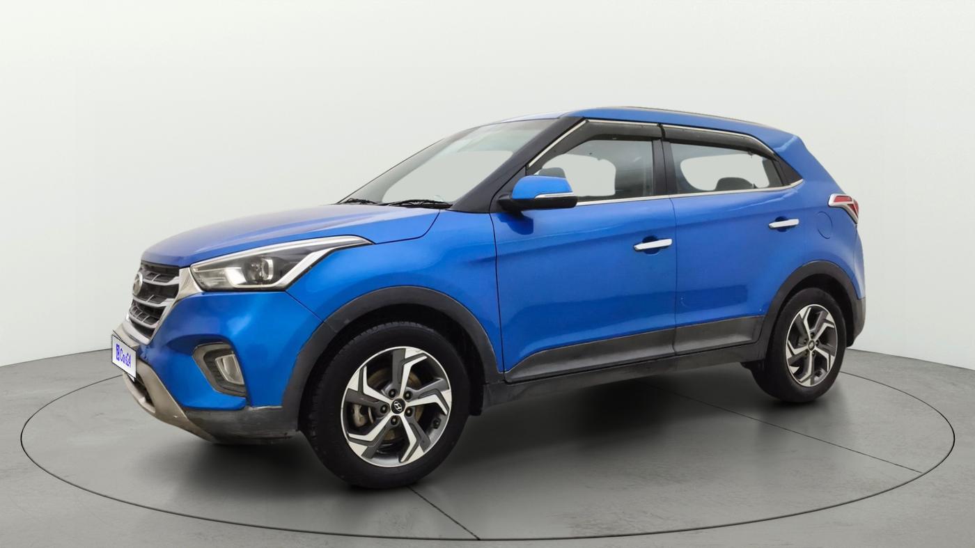 2018 Hyundai Creta SX AT 1.6 DIESEL, Diesel, Automatic, 1,45,370 km, Left Front Diagonal